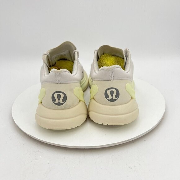 Lululemon Blissfeel Women Sz 8.5 Vapor White Lemon Sorbet Athletic Running Shoes - Picture 6 of 14